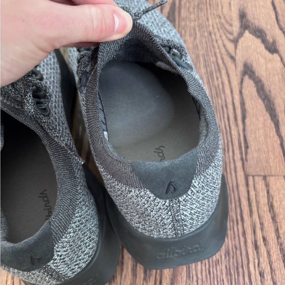 Allbirds Mens Tree Dasher Charcoal Gray Sz 9 Sneakers - Picture 10 of 10